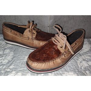 Roper Women's Filly Burnished Tan Slip On Casual Shoes Sz 8.5